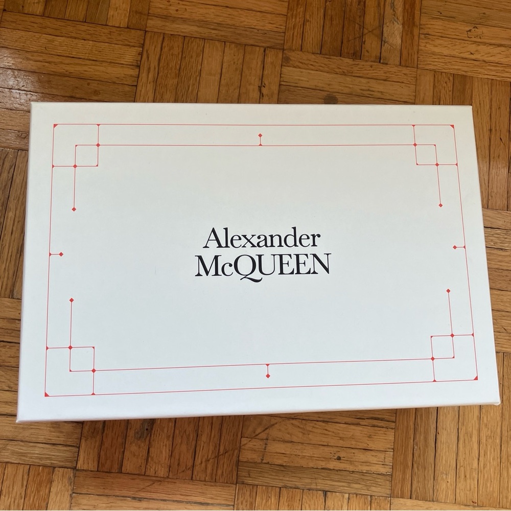 Alexander McQueen box only 10”x14.5”x5.25” scuffs inside as pictured